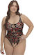 Body Sexy Plus Size Cu Perle Annamu Negru A-1121