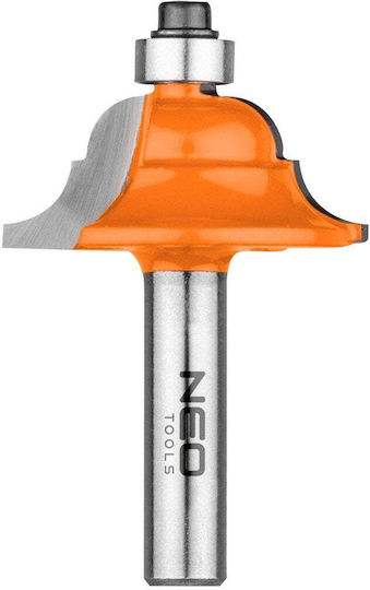 Shaped Router Bit with Bearing Decorative TCT 34.9 x 15 mm 8 mm Shank