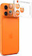 Spigen Glas.tr Optik Pro Camera Protection Tempered Glass Orange for the iPhone 17 Pro