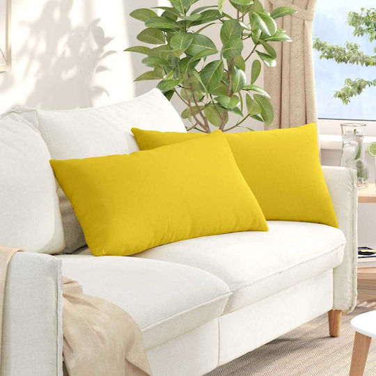 vidaXL Sofa Cushion Yellow 40x80cm