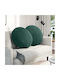 vidaXL Perna De Canapea Din Catifea Verde 60x60cm