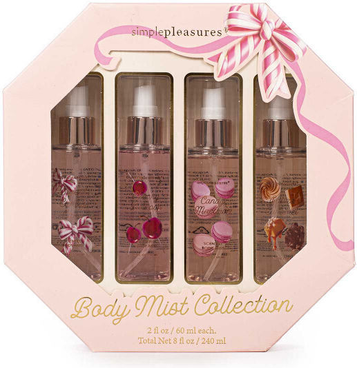 Tri-Coastal Design Pink Bow Women's Fragrance Set with Body Mist