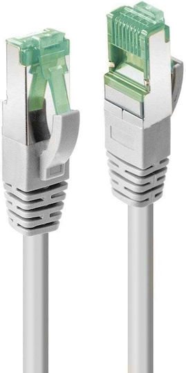 Lindy S/FTP Cat.6a (Gigabit) Καλώδιο Δικτύου Ethernet 3m Γκρι