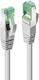 Lindy S/FTP Cat.6a Gigabit Network Cable Ethernet 1m Gray