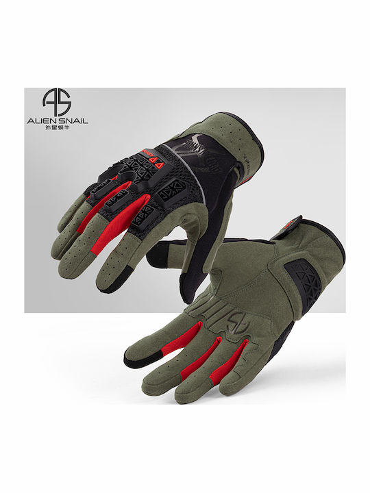 Alien Snail AT10 Sommer Herren Handschuhe Military Green