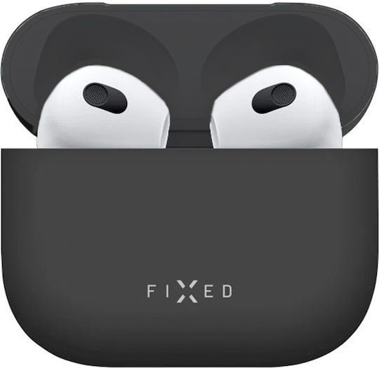 Fixed Калъф в Черен цвят за Apple AirPods 4