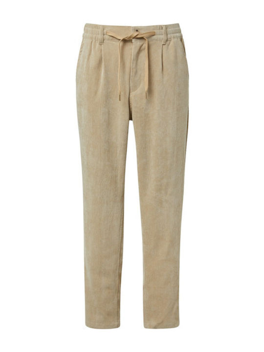 s.Oliver Women's Fabric Trousers Beige