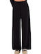 Women's Fabric Trousers Black