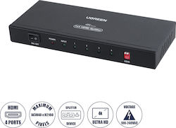 Globostar Ugreen-1x4 41019 Ugreen 1x4 All In One 4k HDMI Signal Splitter LED Video Controllers Input Signal W3840 x H2160@60Hz Input 1 HDMI Output 4 HDMI AC 220-240V IP20 D17.7 x W7.5 x H2cm 2 Years Warranty Globostar Ugreen-1x4 41019 Ugreen 1x4 All In One 4k HDMI Signal Splitter LED Video Controllers Input Signal W3840 x H2160@60Hz Input 1 HDMI Output 4 HDMI AC 220-240V IP20 D17.7 x W7.5 x H2cm 2 Years Warranty