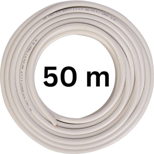 Cablu Electric Premium 5x6 Mm² 50 M Myym Ho5vv-f Alb Cobi Smart Stoc Limitat