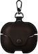 Samsung Galaxy Buds3 Fe Business Leather Bluetooth Earphone Protective Case Hook Dark Brown