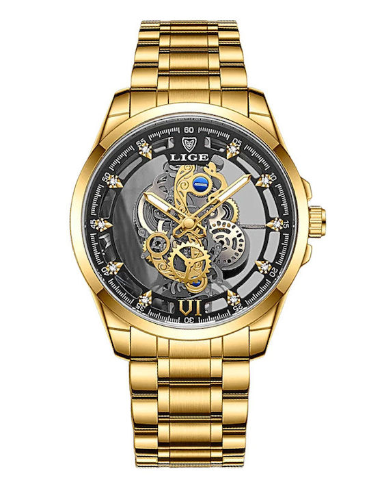 Lige Uhr Batterie mit Metallarmband Lige Uhr Batterie mit Metallarmband