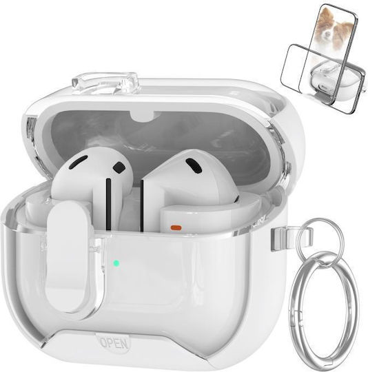 Samsung Galaxy Buds 3 3 Pro Starchain Series Pc Earphone Case Stand White
