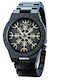 Bobo Bird Herrenuhr 22.8mm Batterie mit Schwarz Holzarmband