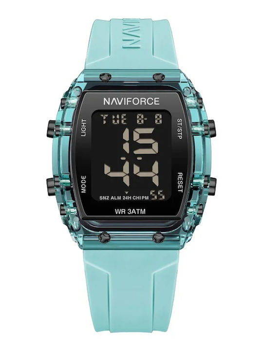 Naviforce Ρολόι Μπαταρίας με Καουτσούκ Λουράκι Naviforce Ρολόι Μπαταρίας με Καουτσούκ Λουράκι