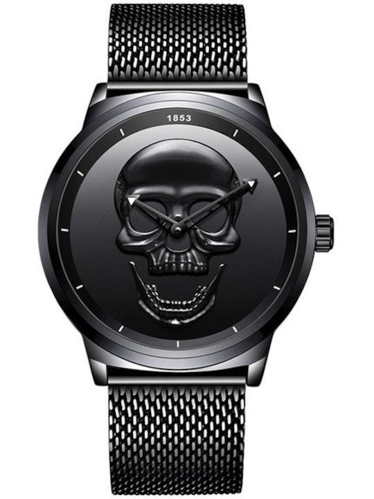 Lige Ceas de Damă cu Negru Brățară Metalică