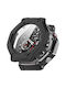 Techsuit Defense360 Pro Пластмасов Калъф със Стъкло в Черен цвят за Amazfit T Rex 3