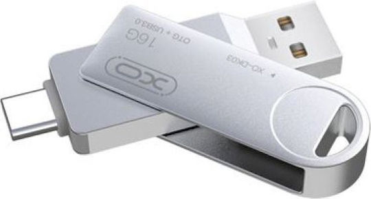 XO 32GB USB 2.0 Stick with connection USB-A & USB-C