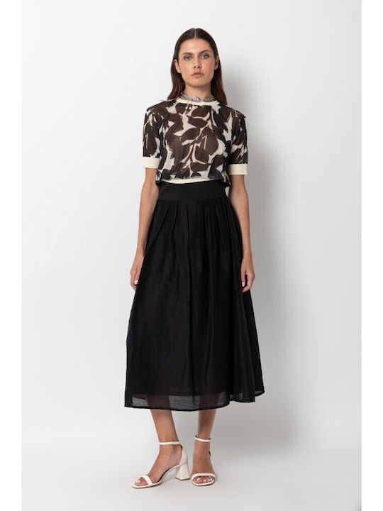 Helmi Midi Skirt Black
