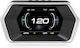 Pyramid Instrument digital OBD2, Head Up Display, Temperatura apei, Contor RPM, Temperatura uleiului și Aer-combustibil Pentru mașină pentru montare pe Tabloul de bord