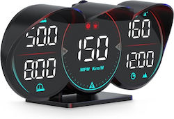 Pyramid Contor digital Turometru, Head Up Display și OBD2 Pentru mașină pentru montare pe Tabloul de bord