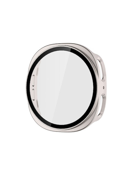 Samsung Galaxy Watch 8 40mm Enkay Θήκη Προστασία Οθόνης Beige Gold
