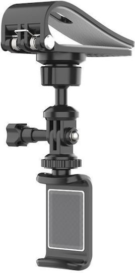 Car Mobile Mount with Adjustable Hooks Black