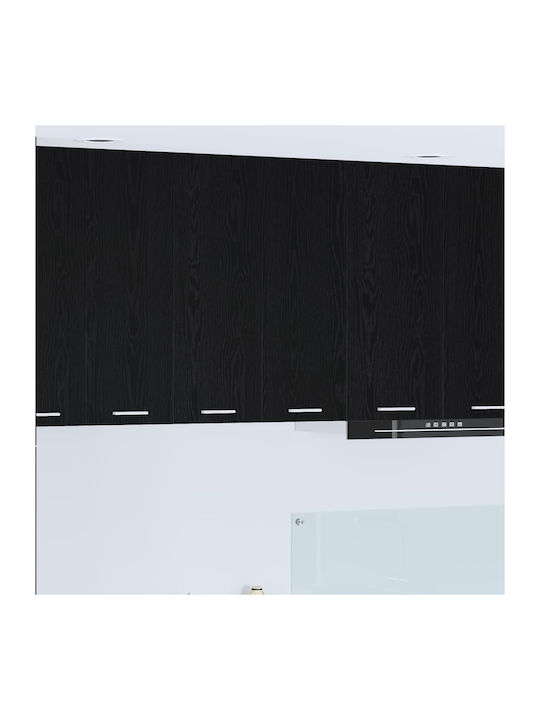 Cabinet Wall Black 60x31x80cm