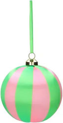 Chinois Christmas Ball 8cm Pink Green