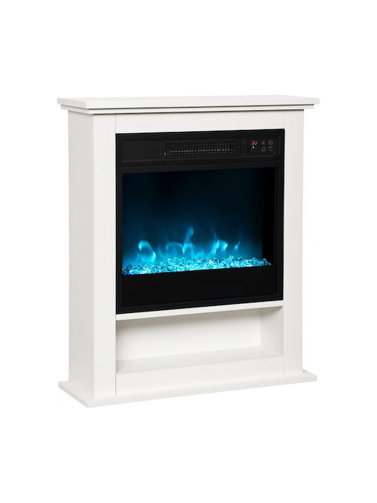 HomCom Επιδαπέδιο Ηλεκτρικό Τζάκι 1800W