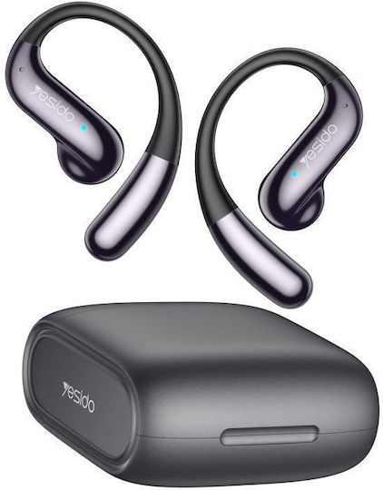 Yesido YSP28 Earbud Bluetooth Handsfree Căști cu Rezistență la Transpirație și Carcasă de Încărcare Gri