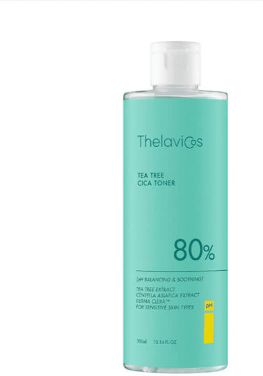Thelavicos Tea Tree Cica 80 Лосион Тоници за Лице с Центела Азиатика 300ml