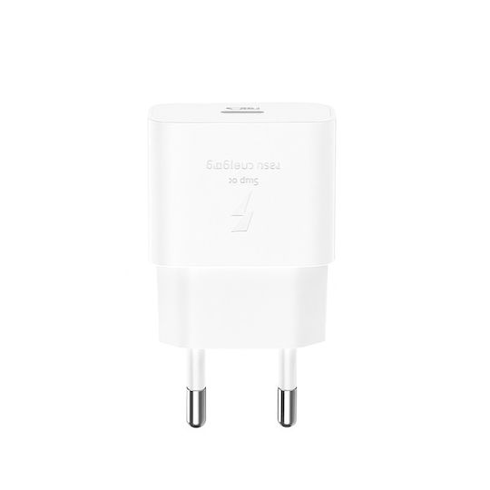 XO Charger Without Cable with USB-C Port 20W Power Delivery Whites (L167)