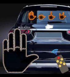 Semnalizare Led Auto Telecomandă Tip Portabil 4 Moduri de Utilizare Iluminare Puternică Compatibilitate Universală Negru Portocaliu