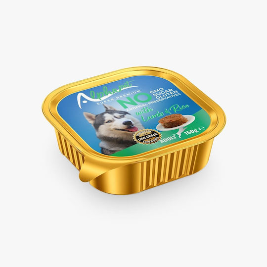 Alpha Pet Hrană Umedă pentru Câini cu Miel și Orez 100gr