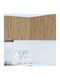 Cabinet Wall Χειροποίητη Δρυς Και Λευκό 57x57x80cm