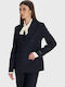 ALE - The Non Usual Casual Blazer pentru femei Încrucișat Sacou Blue