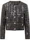 Michael Kors Women's Blazer Black with Sequins