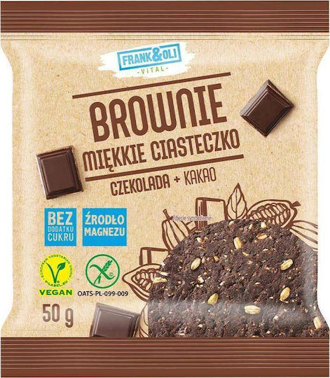 Frank&oli Brownie Schokoladen Kakao Kakao Kekse 50 G