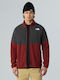 M Glacier Men's Fleece Cardigan Sumac/asphalt Grey