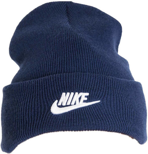 Peak Beanie Unisex Beanie Knitted in Blue color