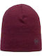 Merino Beanie Unisex Beanie Knitted in Burgundy color