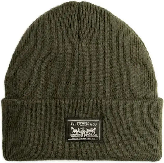 Beanie Unisex Beanie Gestrickt in Grün Farbe