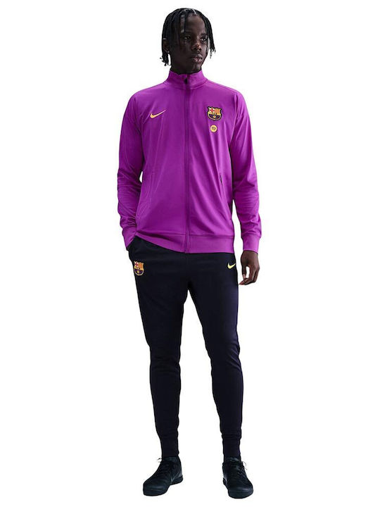 Nike Fc Barcelona Football Tracksuit Dri-Fit Purple HJ6974-552