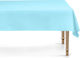 Plastic Light Blue Party Tablecover 137×183cm