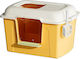 Katzentoilette Geschlossen Gelb L64 x B45 x H33cm