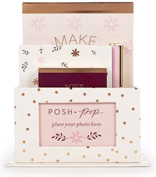 Tri-coastal Cozy Office Set 3 Notebooks Pens Rose Gold Tri-coastal Cozy Office Set 3 Notebooks Pens Rose Gold