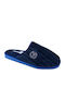 Men's Printed Slippers Blue