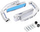Motorcycle Mirrors 2pcs Silver