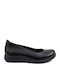 Leather Ballerinas Black